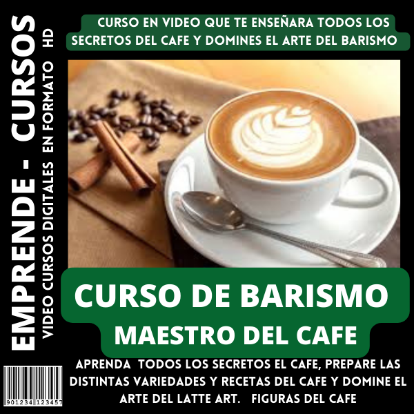 CURSO DE BARISMO - MAESTRO DEL CAFÉ