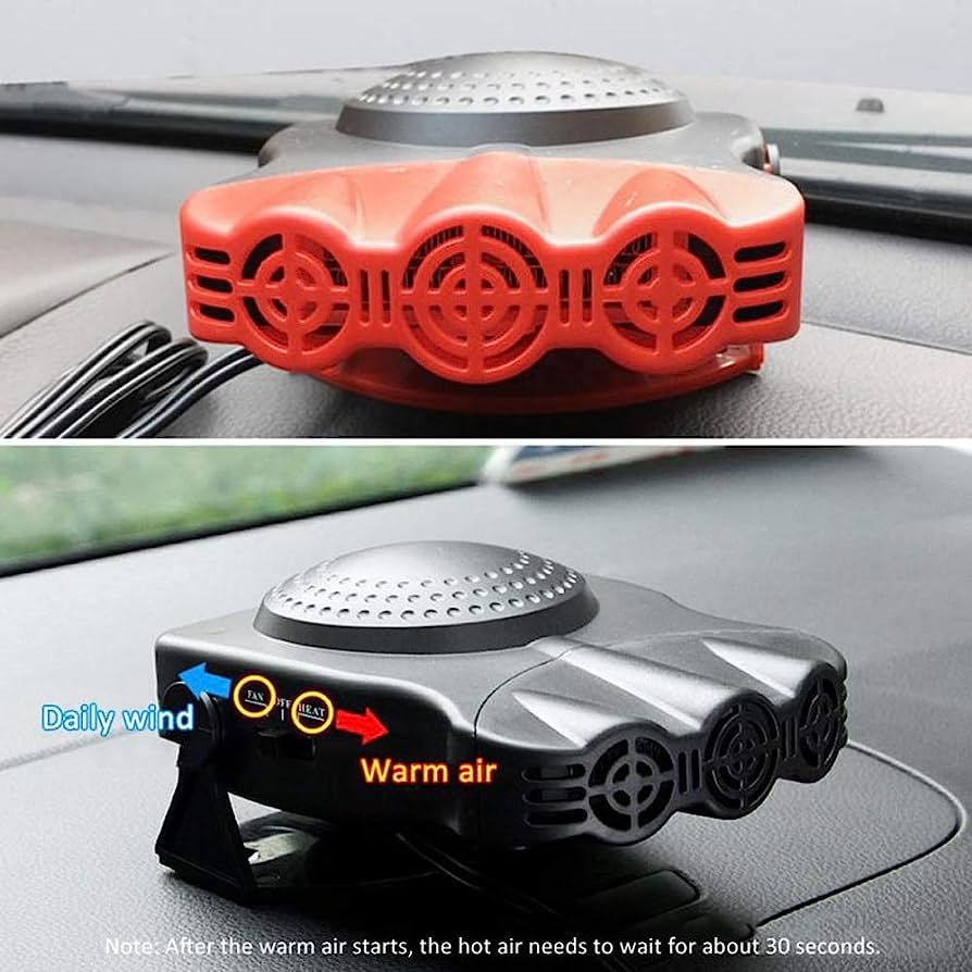 CALEFACTOR Y VENTILADOR 2 EN 1 PARA AUTO