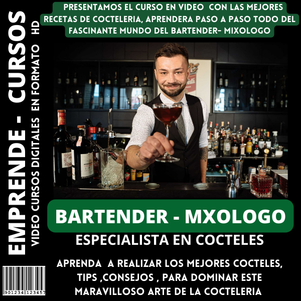 Curso de Bartender - Mixólogo