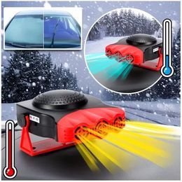 CALEFACTOR Y VENTILADOR 2 EN 1 PARA AUTO