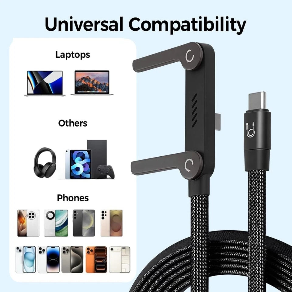 CABLE TIPO C - 3 EN 1 - CARGA RAPIDA 240W -YUKIMO